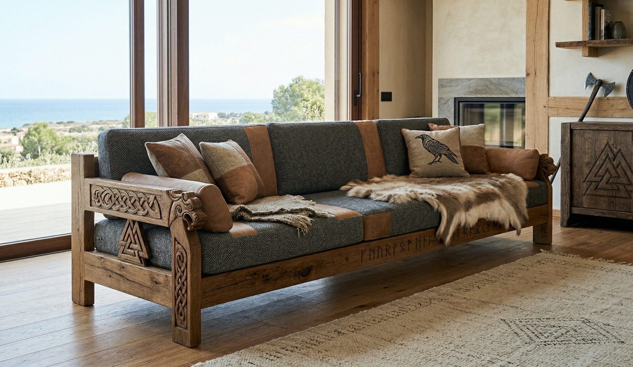 Velvet Emerald Sofa