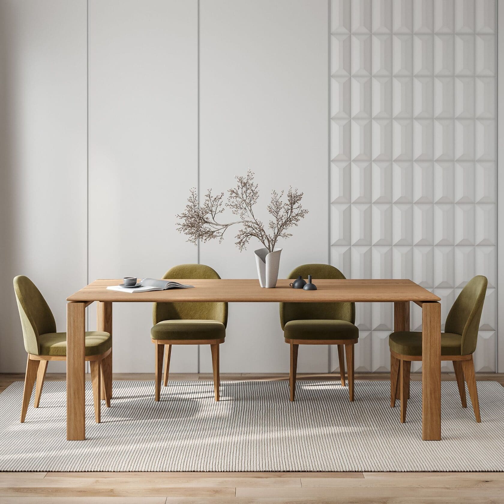 Solid Oak Dining Set